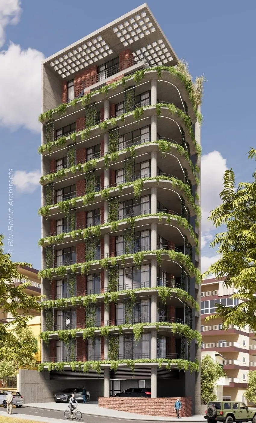 General View of Hanging Gardens Furnished Suite Ashrafieh