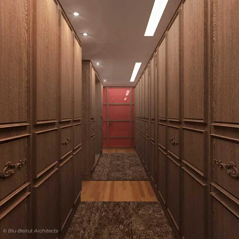 Classic Styled Cabinets for Luxurious Duplex in Beirut