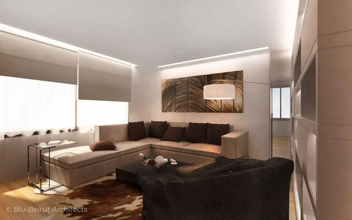 Comfortable Family Living interior design Beirut