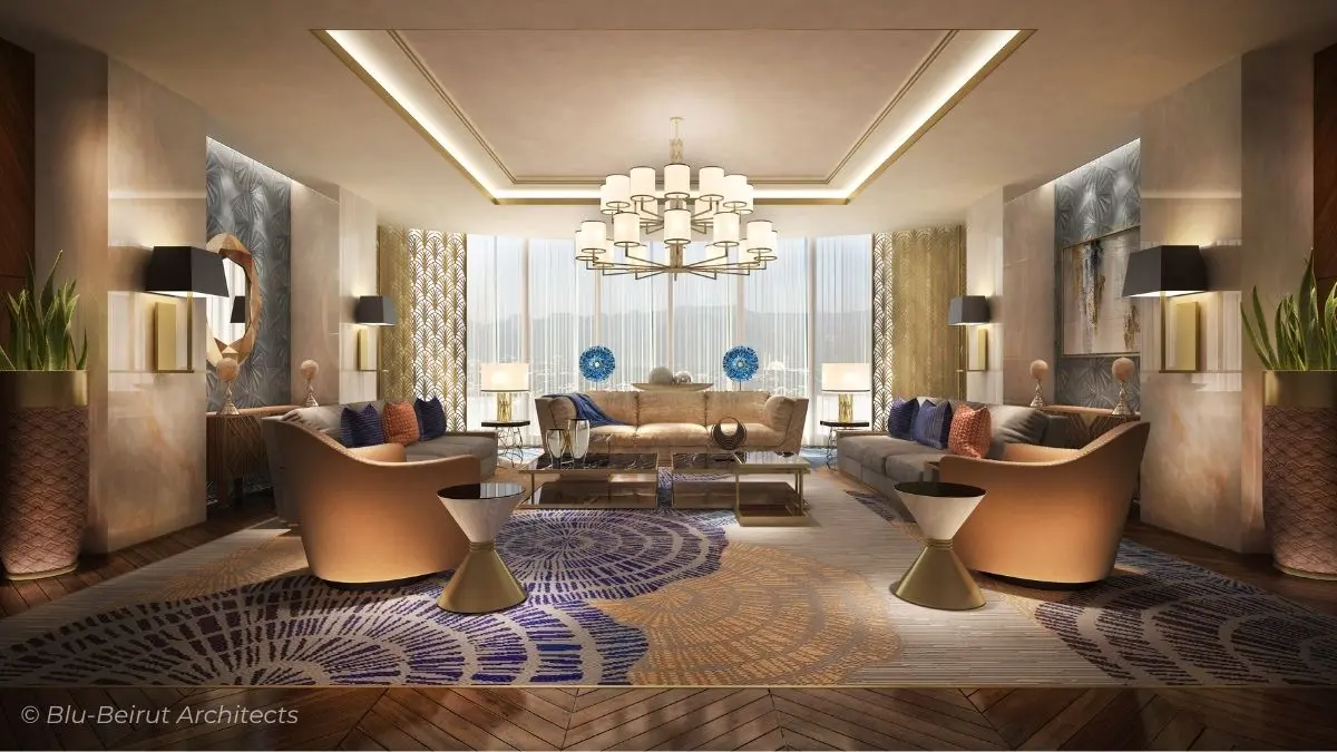 Presidential Suite Design for the movenpick centaurus Islamabad